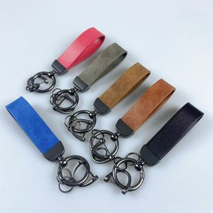 พวงกุญแจหนังแท้ดีไซน์โลโก้รถยนต์คุณภาพสูง ปรับแต่งได้ มีสินค้าในสต็อก - Product Image 3