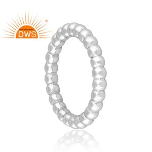 Meilleure vente bague d'éternité en argent sterling fin bijoux personnalisés pour les femmes cadeau pour elle - Product Image 4