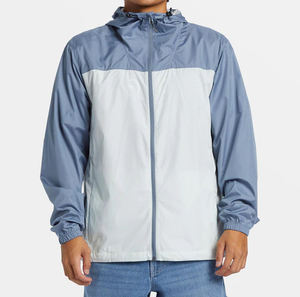 Chaqueta Impermeable para Hombre, Ligera, con Capucha, Cortavientos, para Senderismo al Aire Libre - Product Image 6