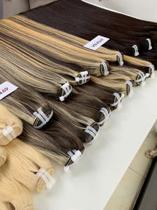 Extensiones de cabello de trama Color piano de alta calidad de toda la longitud Super Double Drawn 100% Cabello virgen vietnamita - Product Image 6