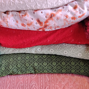 Tissu textile indien brodé en rayonne tissé Offre Spéciale pour la fabrication de robes Fabricant d'approvisionnement en gros compétitif - Product Image 4