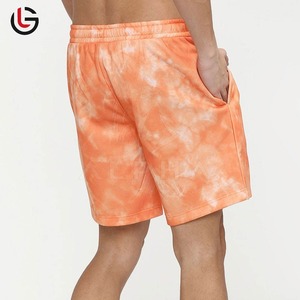 2025 hommes décontracté taille moyenne Sweat Shorts 100% coton solide Die cravate Anti-rides meilleur Design pour Fitness Offre Spéciale Logo personnalisé - Product Image 2