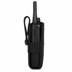 Étui universel pour talkie-walkie résistant à l'eau, noir, en nylon Cordura 1000D, avec boucle de ceinture, compatible MOLLE, GearHi GH-131, 22x16x6cm - Product Image 3