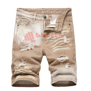 Nuevos pantalones vaqueros de algodón de verano a la moda, diseño de botones, ropa informal cómoda, patrón sólido, impresión Digital, 100% algodón - Product Image 1