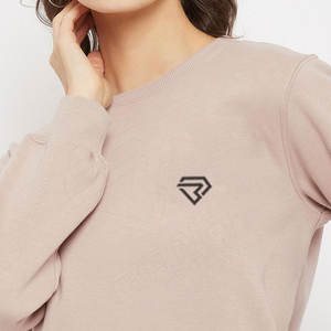 Sudaderas Premium Casuales para Mujer, con Logo Estampado, Lavado Ácido, Cuello Redondo, Talla Grande, Mezcla de Poliéster/Algodón - Product Image 4