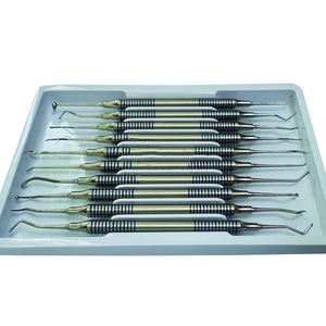 10 piezas de instrumentos de llenado compuesto restaurativo, instrumentos de llenado compuesto Dental recubiertos de Plasma azul - Product Image 5