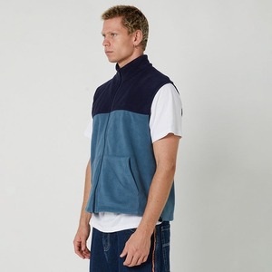 Couleur unie coupe-vent garder au chaud hiver coton hiver gilet hommes haute qualité pas cher prix vêtements d'extérieur polaire gilets personnaliser - Product Image 2