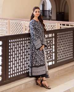 Vestido Formal de Trabajo para Mujer, Moderno, de Excelente Calidad, Último Modelo 2025-2026, Salwar Kameez de Algodón para Fiesta 01194 - Product Image 3