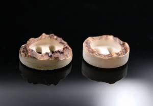 Usine en gros véritable os de buffle boutons 2 trous rond os de boeuf conception personnalisée pour manteaux Blazers chemises Jeans décoration perlée - Product Image 6