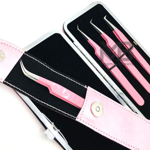 Pinzas de Extensión de Pestañas de Calidad Profesional para Pestañas Clásicas, Ligeras y Antiestáticas - Product Image 3