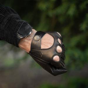 Meilleur nouvel arrivage de gants de conduite en cuir véritable personnalisés de qualité supérieure avec écran tactile à des prix raisonnables - Product Image 6