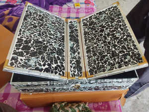 Mosaico de caja de diseño de caja de relés único para caja de libro sagrado súper calidad hecho en relé de la India PARA EL Corán - Product Image 2