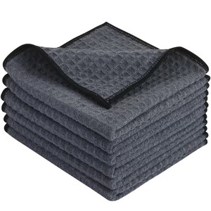 Prix d'usine en gros nouveau design personnalisé de serviettes de golf gaufrées en microfibre tissage gaufré avec crochet magnétique - Product Image 4