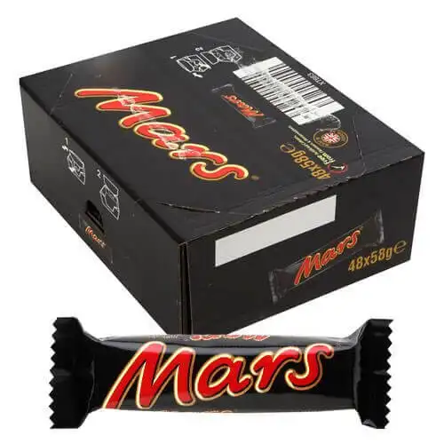 Biscuit factory wholesale Sweet Mars chocolate Bar Cream flavor snacks Mars chocolates 51gX36 per Case