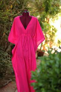 Tie Dyed Boho Vintage Straight 100% Cotton <b>Kaftan</b> <b>Dress</b> for Women Floor-Length Beachwear <b>Dress</b> Bohemian - Product Image 5