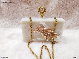 Embrague de resina de calidad estándar, monedero de diseñador de lujo, bordado de diamantes de imitación, verano, ecológico, hecho a mano, alta calidad, el mejor precio - Product Image 6