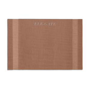 Set di Lusso di 10 Tovagliette Antiscivolo Lavabili in Lino Cotone Poliestere con Logo Personalizzato, Motivi a Tinta Unita e a Righe - Product Image 3