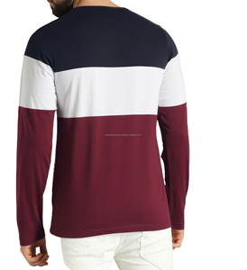 High Quality 100% Cotton Regular Fit Men's T-Shirt Front <b>Knitted</b> Quick Dry Breathable Wholesale Latest Design - Product Image 2