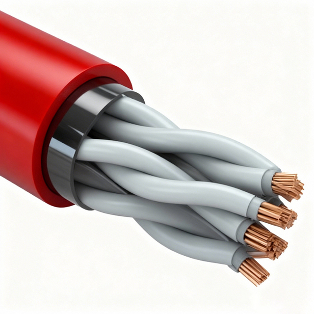 Geritel Wire 450/750V SAA Approval AS/NZS 5000.2 LSZH Cable 110 0.75mm 10 Core 5 Twisted Pairs Flexible Fire Control