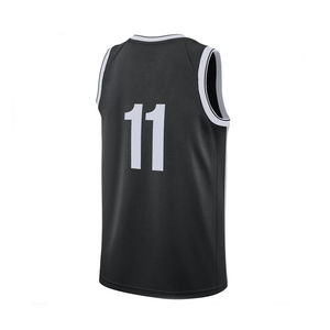 Maillot de basket-ball pour homme personnalisable, respirant, broderie, impression par sublimation, évacuation de l'humidité, antibactérien - Product Image 3