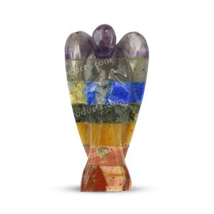 Cristal Feng Shui 7 Chakras Ange Reiki Chargé par Grand Maître - Product Image 1