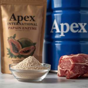 Meat Tenderizer Papain Apex Meat Tenderizer Papain <b>Enzyme</b> <b>Powder</b> Wholesale 24 Months Shelf Life - Product Image 1