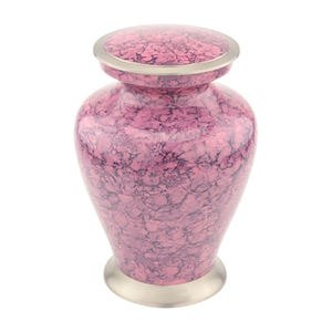 Vente chaude Bébé Rose À La Main En Métal Urne Crémation Dernière Conception En Aluminium Funéraire Mémorial Souvenir Cendres Enterrement De Noël - Product Image 6