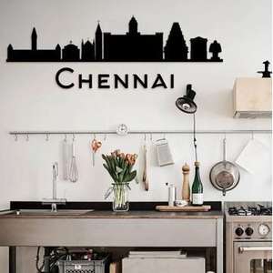 CHENNAI City Wall Art Colección de murales de pared llamativos - Product Image 1