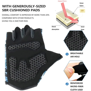 Prix abordable tendance style nouveau arrivé bonne qualité dernière conception toutes les couleurs à la mode gants de cyclisme - Product Image 5