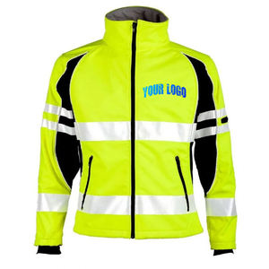 Chaqueta de Trabajo Unisex de Alta Visibilidad, Transpirable, Reflectante, Antiestática e Ignífuga, de Poliéster, para Mecánicos, al por Mayor - Product Image 1