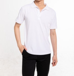 Polo en polyester de compression personnalisé en gros Services de traitement de vêtements OEM ODM au Vietnam Prix compétitif - Product Image 2
