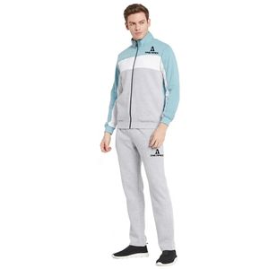Precio de fábrica al por mayor con logotipo personalizado hombres ajuste cuerpo cremallera Jogger polar chándal para hombres - Product Image 5