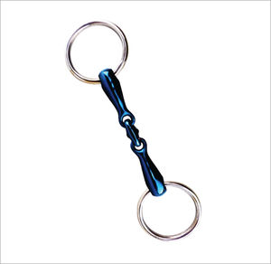 Nuevo Bridón de Acero Inoxidable Liverpool de 3 Ranuras para Caballo - Product Image 3