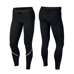 Pantalon de yoga fitness personnalisé de la meilleure qualité pour hommes, leggings de compression colorés, vente en gros - Product Image 3