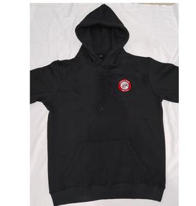 Haute qualité personnalisé vert pull à capuche pour hommes 100% coton pleine fermeture éclair sweats brodé Sororités motif ODM approvisionnement - Product Image 3