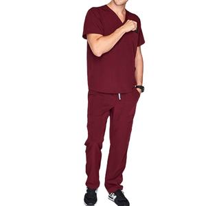 2025 nouveauté gommages médicaux en gros Slim Fit médecin uniforme Spandex Polyester soins infirmiers médicaux gommages uniforme hommes et femmes - Product Image 1