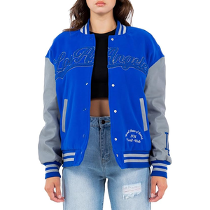 Chaqueta universitaria de manga larga para mujer de proveedor directo de fábrica Chaqueta universitaria de alta calidad de estilo más nuevo - Product Image 1