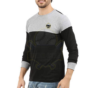 เสื้อแขนยาวสำหรับผู้ชายผ้าโพลีเอสเตอร์/ ผ้าฝ้ายแห้งเร็วปรับแต่งได้ - Product Image 2