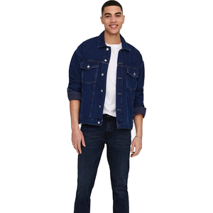 Veste en jean pour homme, 100 % coton, service OEM, qualité durable, écologique et séchage rapide - Product Image 6