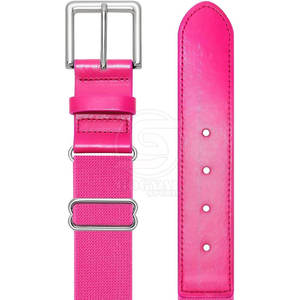 Ceinture de baseball en cuir de vachette de qualité supérieure, vente chaude, décontractée, réglable, design personnalisé, ceinture de baseball la plus vendue - Product Image 1