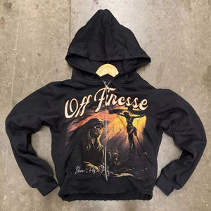 OEM Personnalisable 100% Polaire à capuche classique de haute qualité pour hommes (mélange coton-polyester) 280 à 300 g/m² - Product Image 1