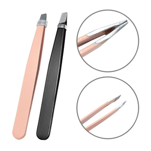 ที่เล็มคิ้วปากแบบเฉียงแหนบสแตนเลสอุปกรณ์แต่งหน้าเครื่องสำอาง - Product Image 3