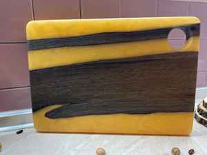 Tabla de Cortar de Madera de Resina de Perfil Grueso con Madera de Acacia y Madera de Mango Diseñada para Resistir el Desgaste y Soportar - Product Image 5