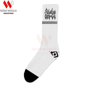 Calcetines Deportivos con Logotipo Personalizado, Calcetines de Compresión Atléticos, de Secado Rápido, Transpirables, de Algodón/Nailon, con Forro Polar, para Invierno, para Correr - Product Image 5