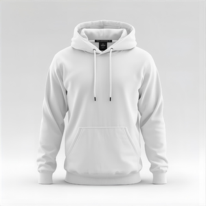 Sudadera con capucha con cordón personalizada del fabricante, sudadera polar de algodón con Capucha ajustable y opciones de impresión de logotipos OEM/ODM - Product Image 6