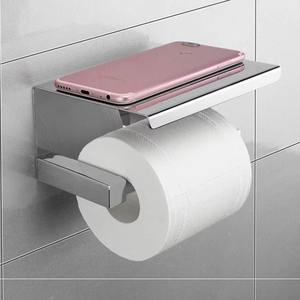 El soporte de papel higiénico de metal bien diseñado mantiene el papel higiénico en su lugar de forma segura, evitando que se enrolle o se deslice de forma inapropiada. - Product Image 6