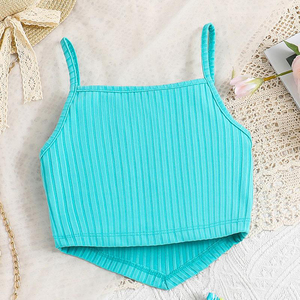 Conjuntos de ropa para niñas pequeñas Ropa de verano para niñas Traje Patrón Camisa Falda Ropa para niños - Product Image 6