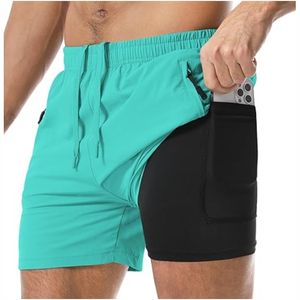 กางเกงขาสั้นลำลองของผู้ชายขนาดใหญ่พิเศษออกแบบโลโก้ได้ตามต้องการสำหรับเล่นฟิตเนสยิมวิ่งผ้าใบผ้าใบกันน้ำทรงหลวมลายตาราง - Product Image 1