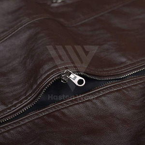 Nouvelle veste en cuir de mouton de haute qualité pour hommes, imperméable et coupe-vent, pour l'hiver, vêtements d'extérieur lourds et résistants - Product Image 5
