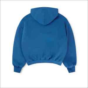 Sudaderas con Capucha de Felpa Gris Jaspeada de la Mejor Calidad, 100% Algodón, 600GSM, Gruesas, Antiencogimiento, Transpirables, con Hombros Caídos - Product Image 2